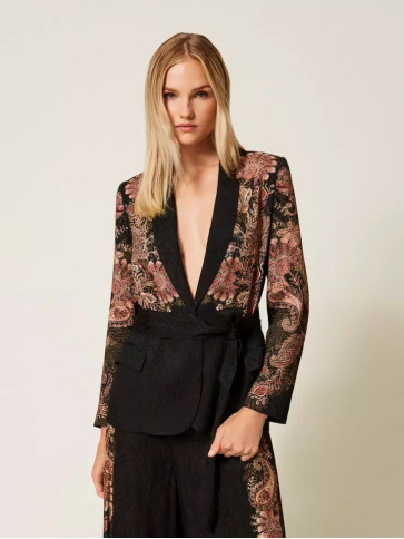 Блайзер/Пейслі Чорний/Іржавий