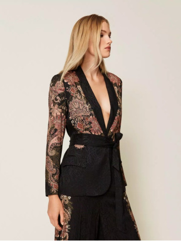 Блайзер/Пейслі Чорний/Іржавий