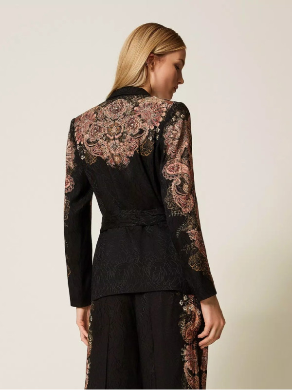 Блайзер/Пейслі Чорний/Іржавий