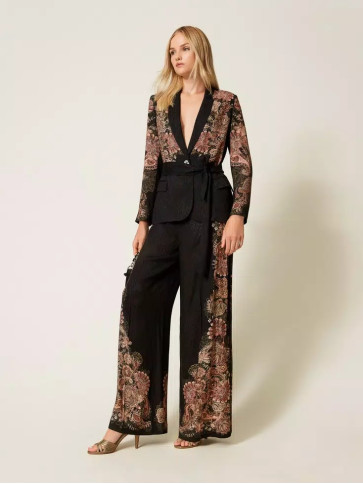 Блайзер/Пейслі Чорний/Іржавий