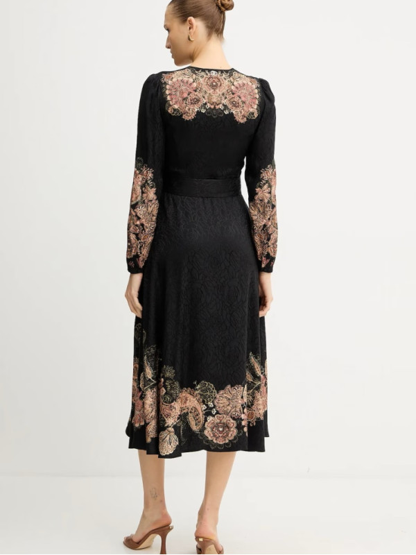 Сукня/Пейслі Чорний/Іржавий