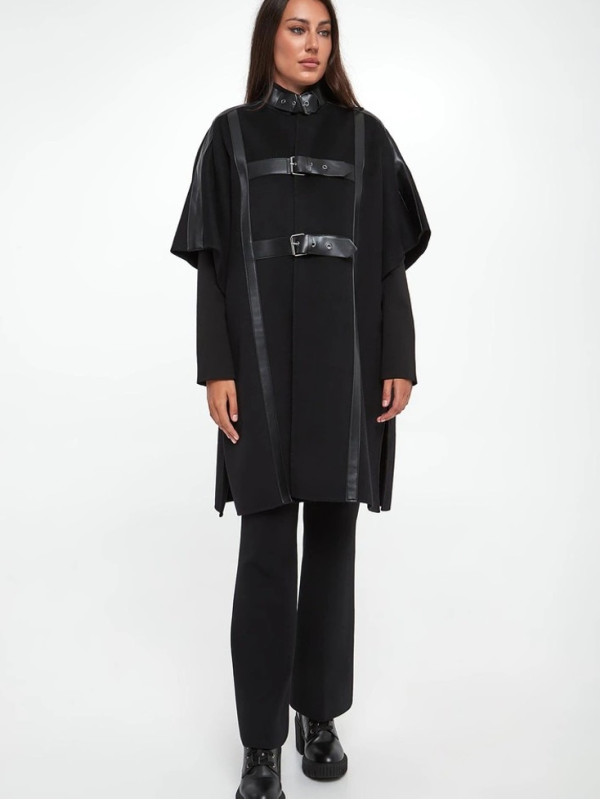 Плаш - накидка/Чорний