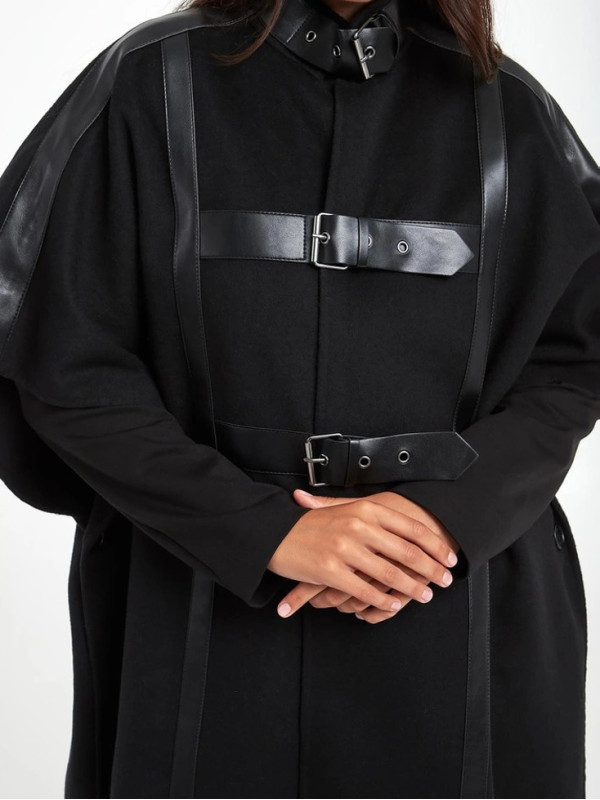 Плаш - накидка/Чорний