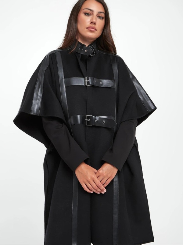 Плаш - накидка/Чорний