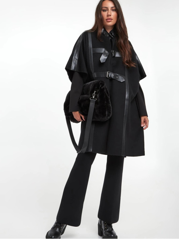 Плаш - накидка/Чорний