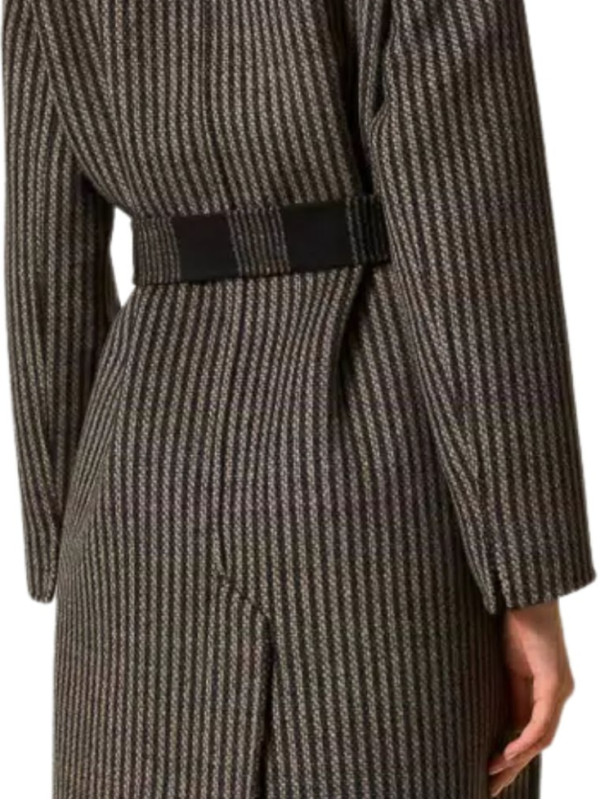 Пальто/Клітина чорний/білий