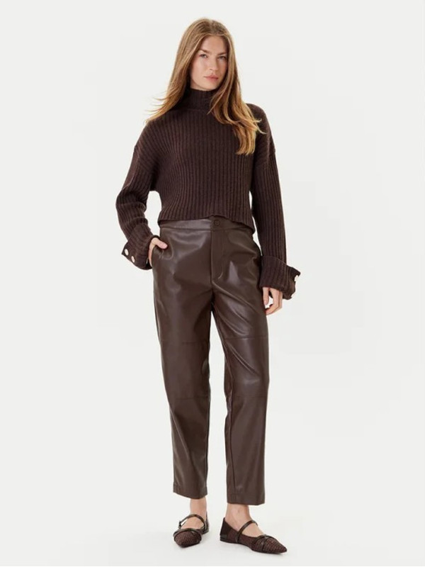 Штани під шкіру/Кава