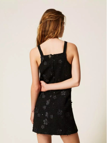 Сарафан/Букле чорні квіти