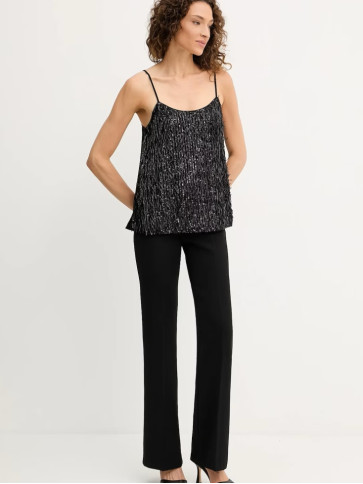 Топ з блистками/Чорний