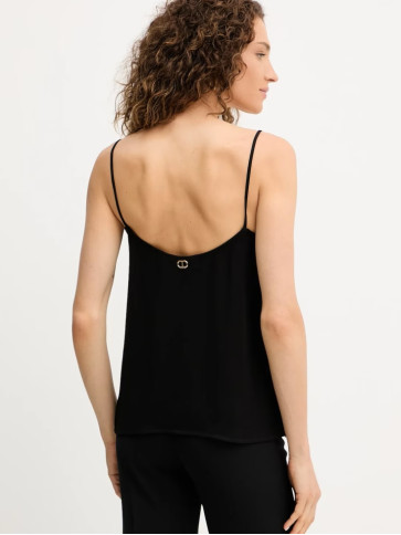 Топ з блистками/Чорний