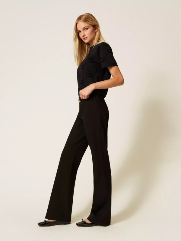 Штани - кльош/Чорний