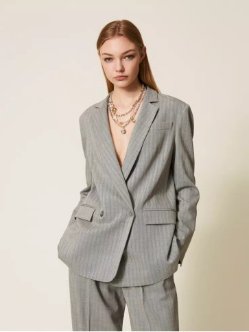 Піджак блейзер/Сіра смужка