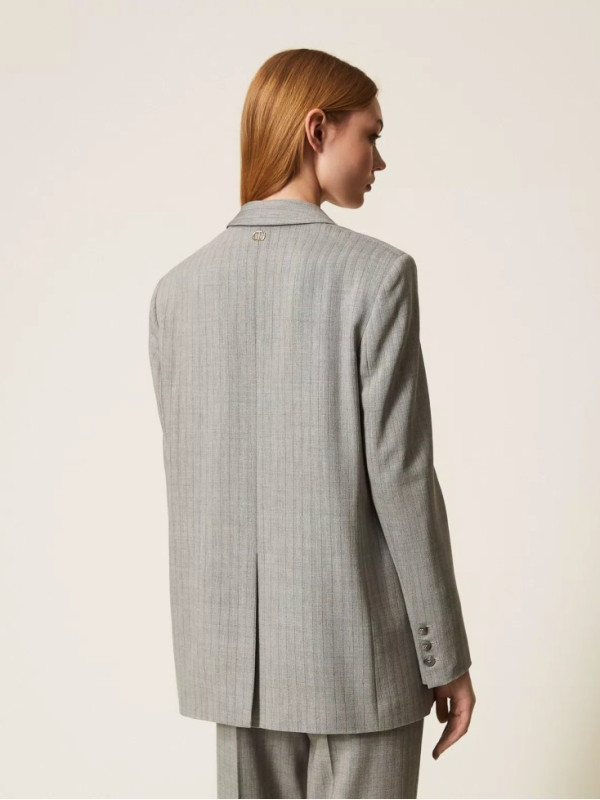 Піджак блейзер/Сіра смужка
