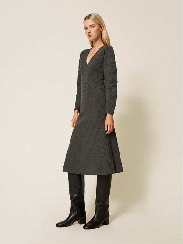 Сукня/Меланж сірий