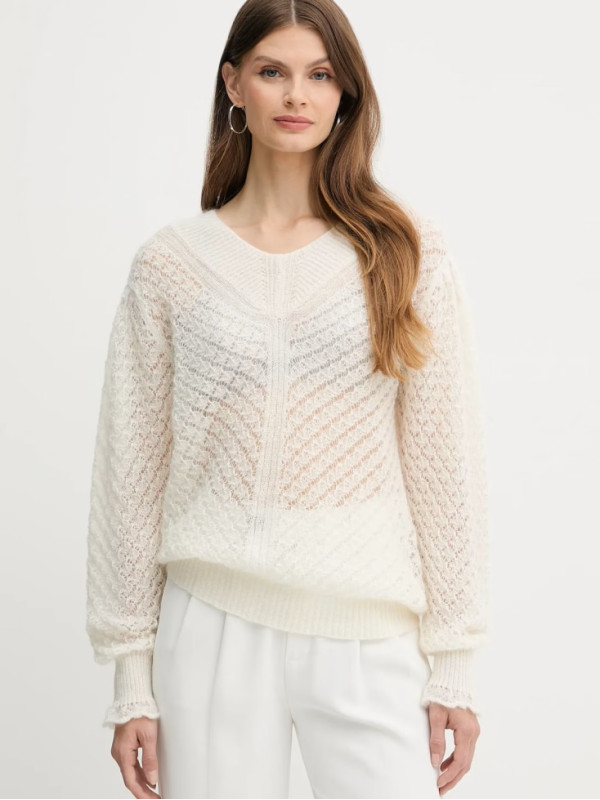 Ажурний светр/Сніг