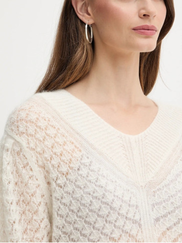 Ажурний светр/Сніг