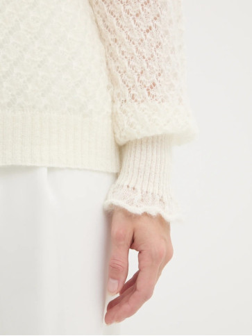 Ажурний светр/Сніг