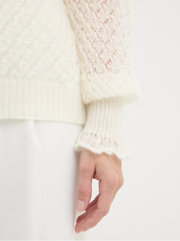 Ажурний светр/Сніг