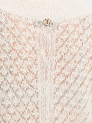 Ажурний светр/Сніг