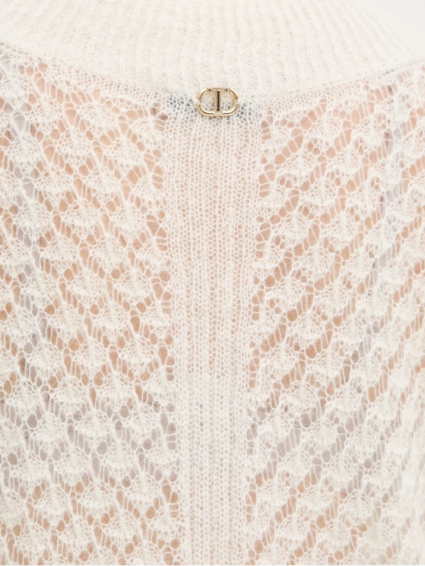 Ажурний светр/Сніг