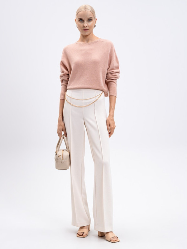 Светр з кашеміром/Пильно - рожевий