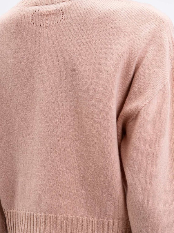 Светр з кашеміром/Пильно - рожевий