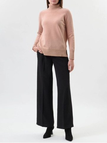 Светр з кашеміром/Пильно - рожевий