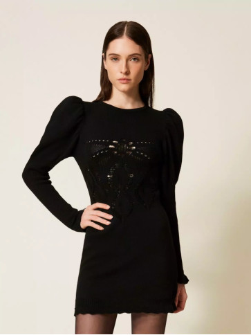Сукня в'язана/Чорний