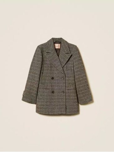 Двобортний піджак/Коричнева ялинка