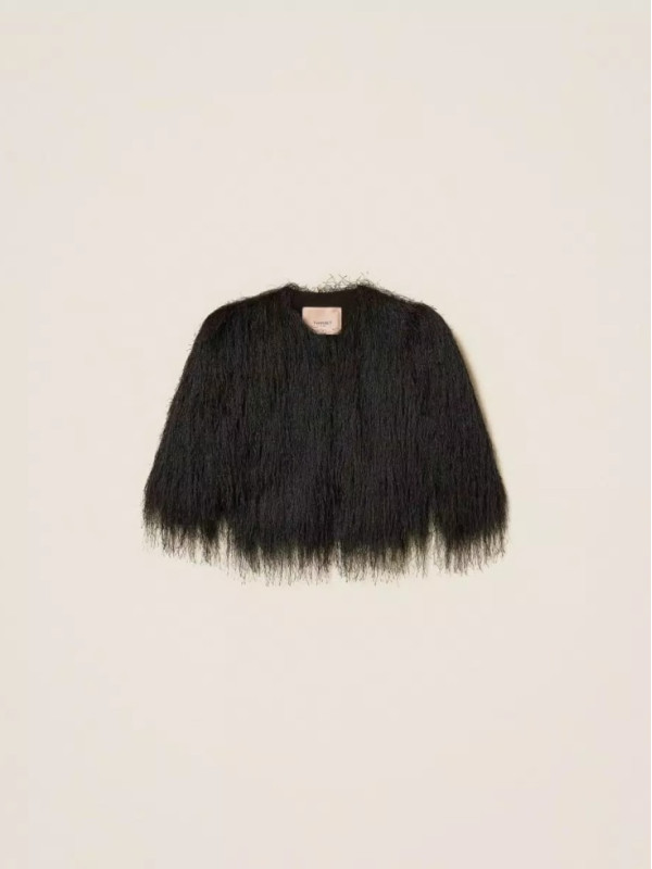 Піджак з бахромою/Чорний