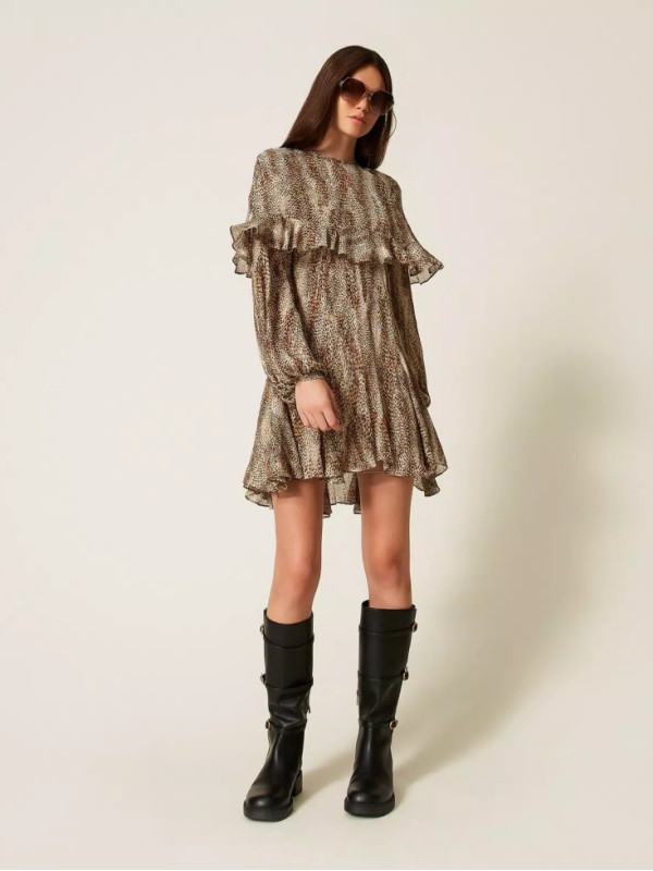 Сукня/Коричнева ящірка