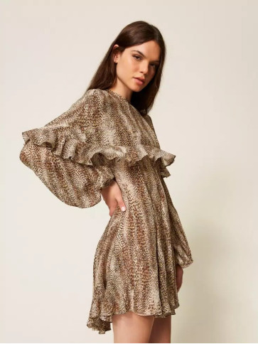 Сукня/Коричнева ящірка