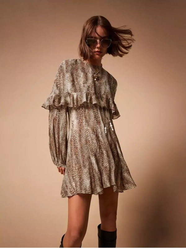 Сукня/Коричнева ящірка