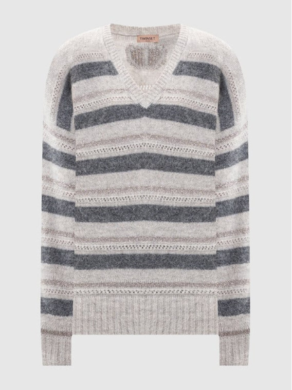 Светр/Середньо сірий меланж