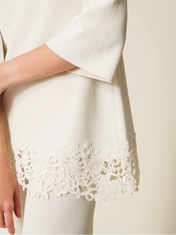 Максі светр / Білий