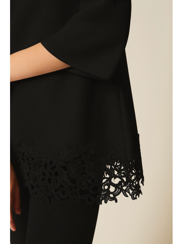 Максі светр / Чорний 261LB3GAA