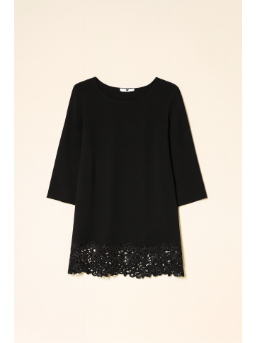 Максі светр / Чорний