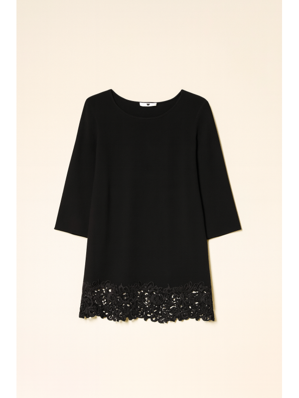 Максі светр / Чорний 261LB3GAA