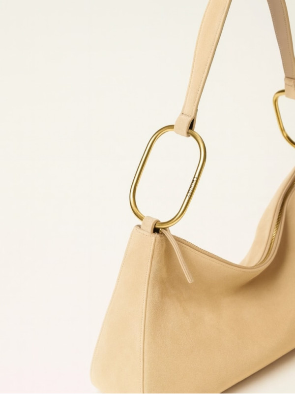 Замшева сумка / Ніжний пісочний 261TB7086