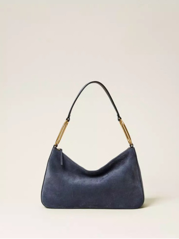 Замшева сумка / Морський синій