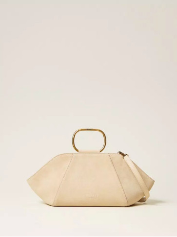 Замшева сумка / Ніжний пісочний