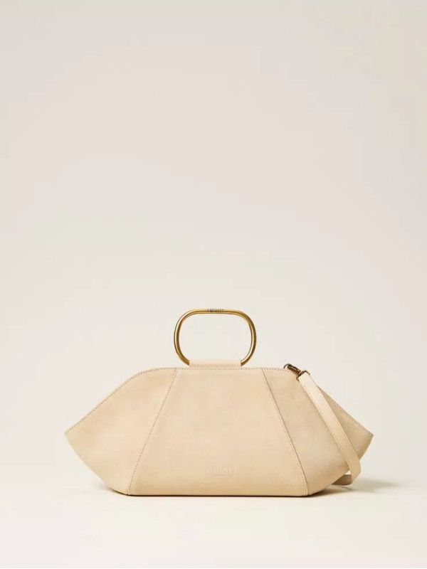 Замшева сумка / Ніжний пісочний