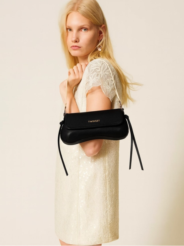 Шкіряна сумка / Чорний 261TB7111