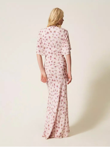 Довга сукня / Трояндовий принт