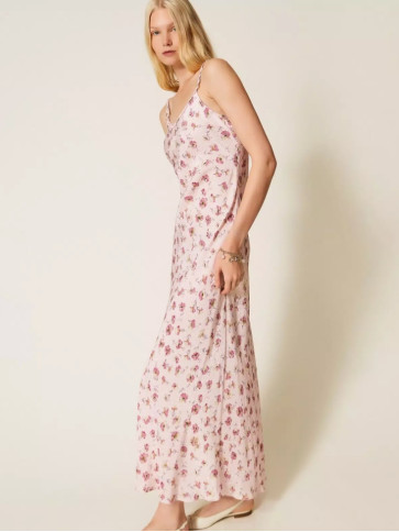 Довга сукня / Трояндовий принт