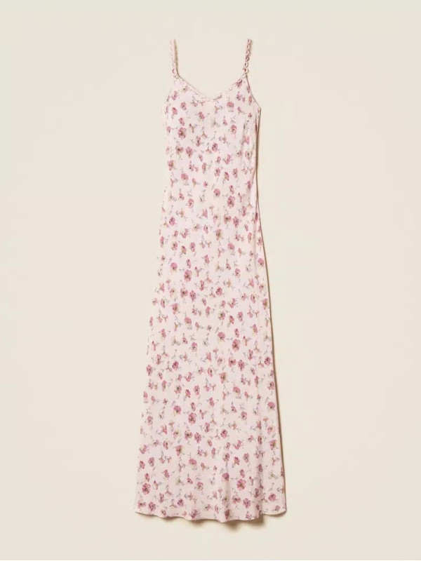 Довга сукня / Трояндовий принт