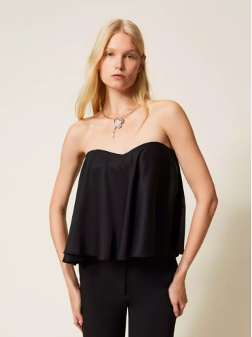 Топ бюстье / Чорний