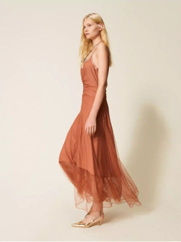 Сукня з тюлю / Мокка мус