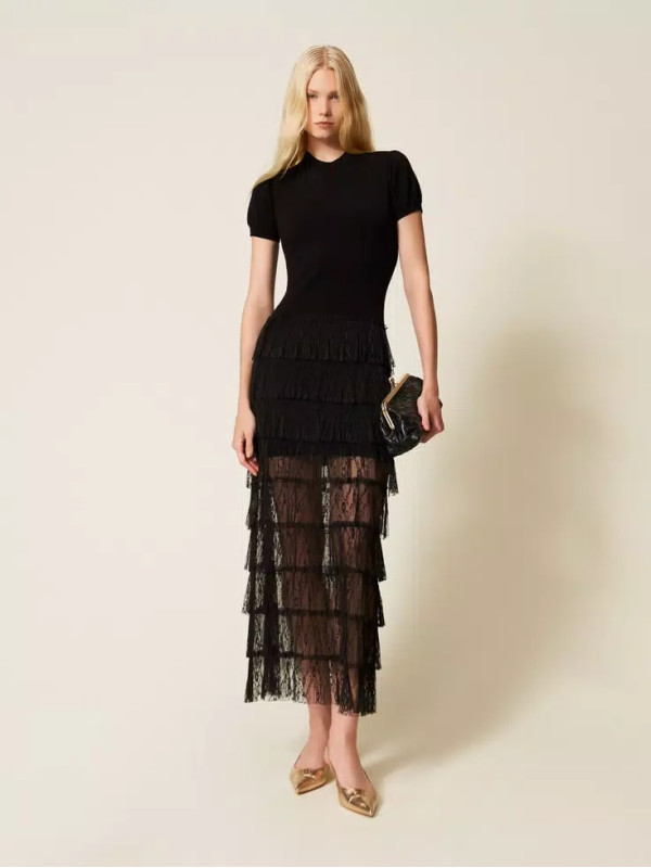 Довга сукня / Чорний